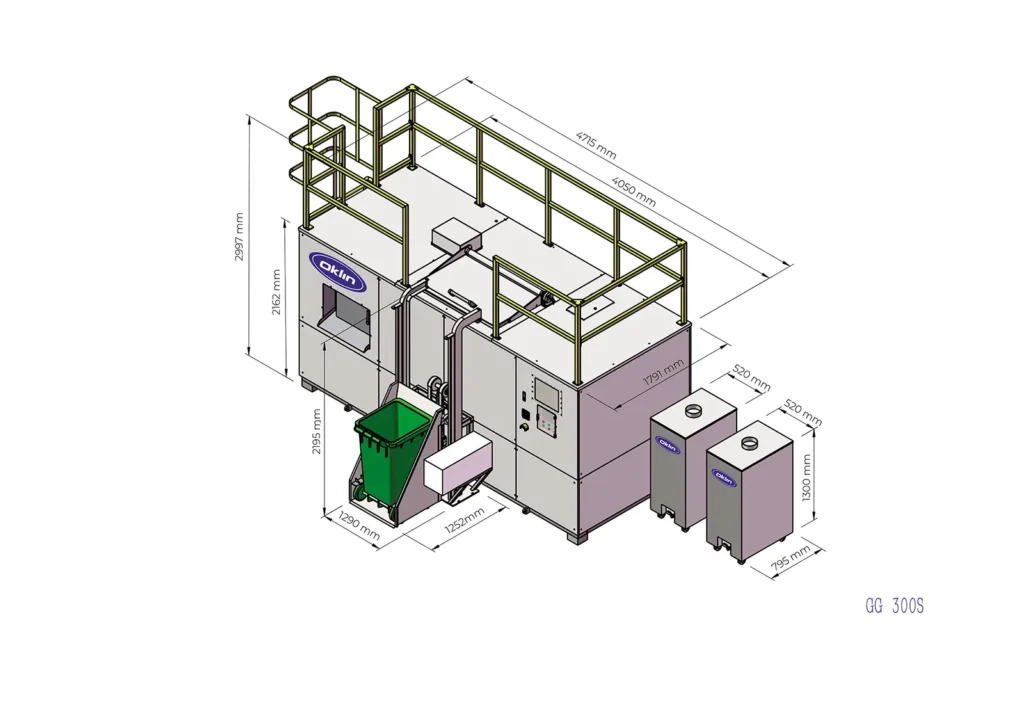 Dimensioni compostiera GG300