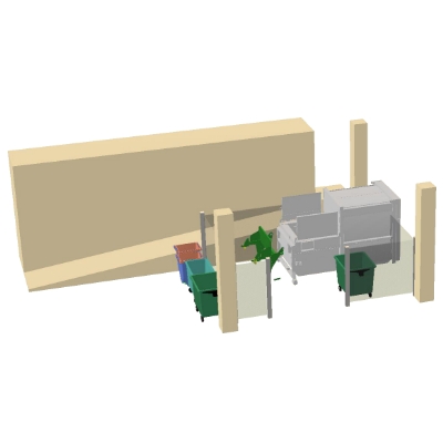 Progetto Area Ecologica Con Compattatore
